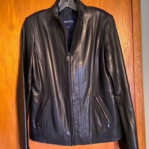 Nautica women’s leather jacket